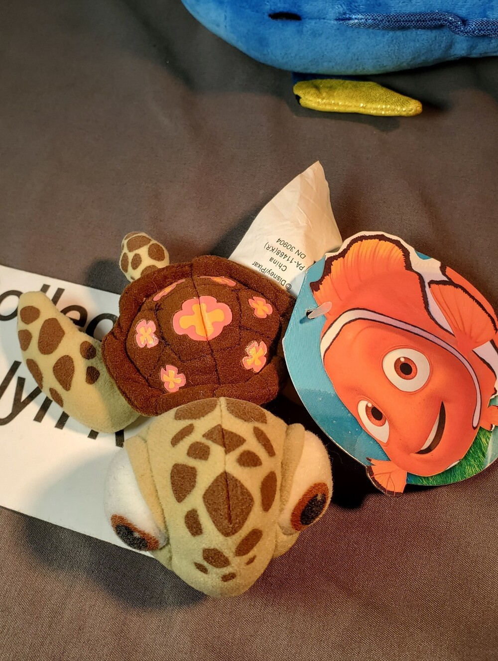 Finding Nemo bundle, Ty dory, Squirt finger puppet, unbranded Nemo mini